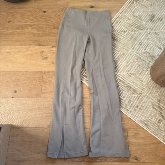 $148 Ribbed Softstreme Zip-Leg High-Rise Pant size 6 - Picture 4 of 6